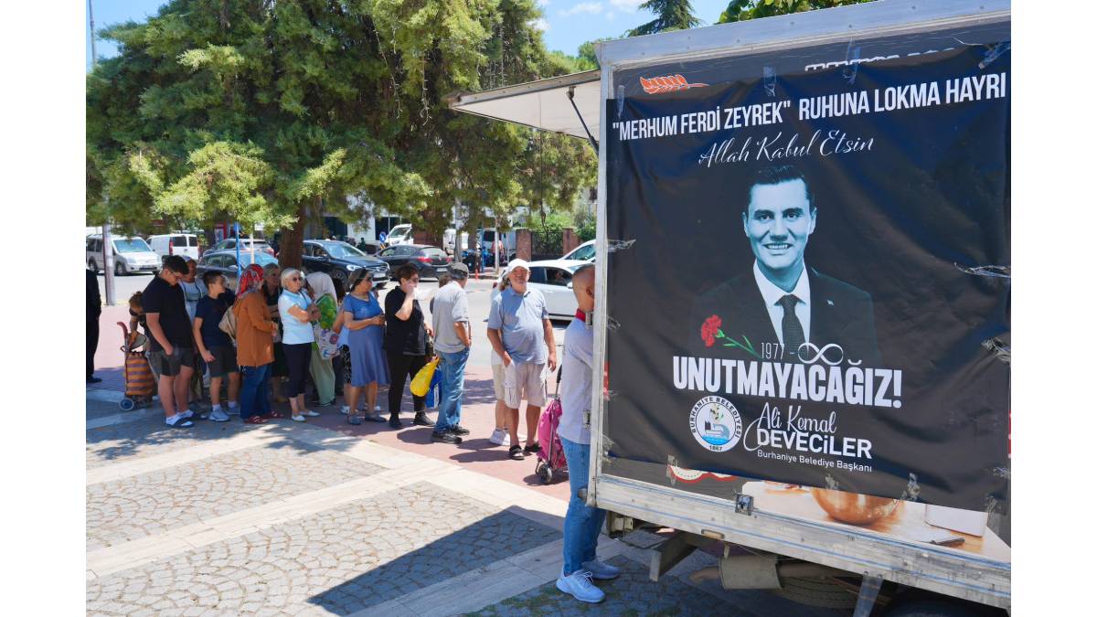 Burhaniye Belediyesi, Ferdİ Zeyrek için lokma hayrı düzenledi