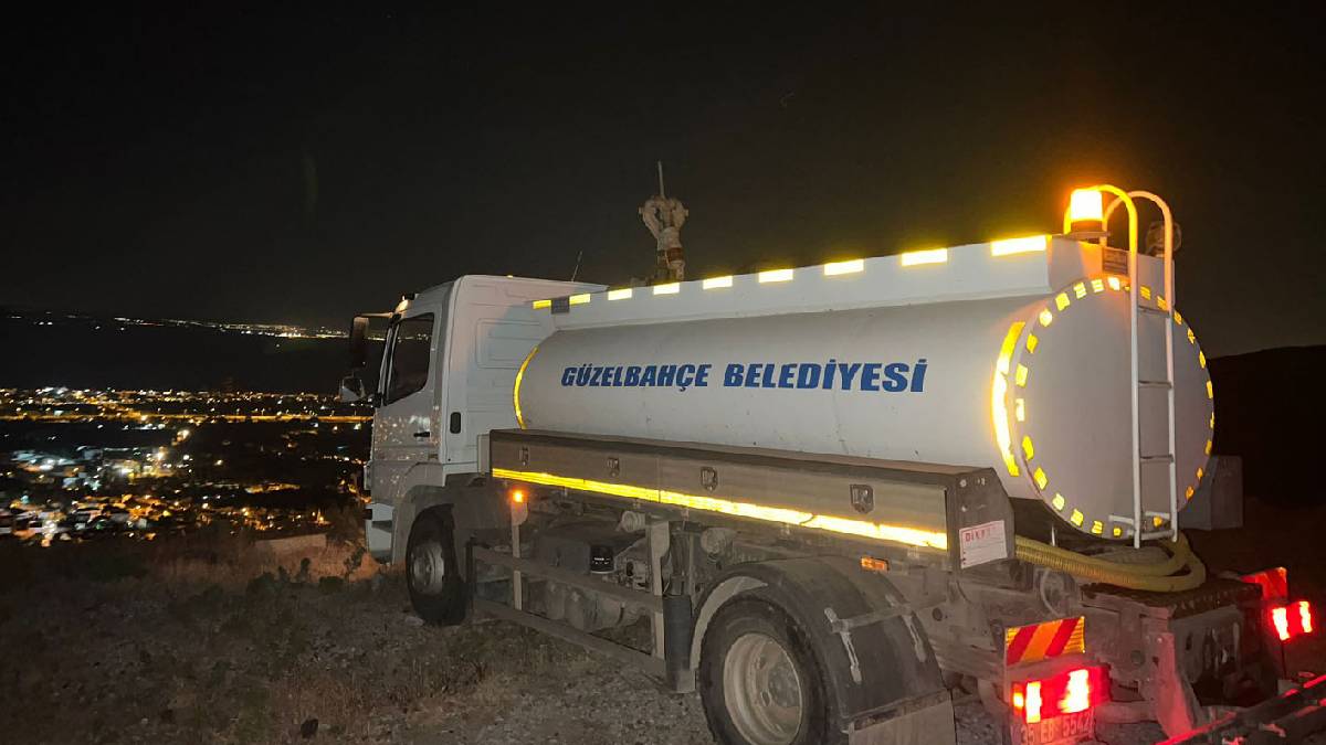 Güzelbahçe Belediyesinden yangın teyakkuzu