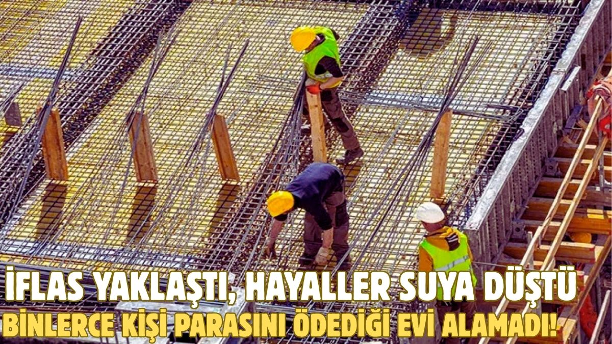 Türkiye’nin en büyüklerindendi... O şirket iflasın eşiğinde! Ünlü gazeteci açıkladı: Binlerce kişi parasını ödediği evi alamadı