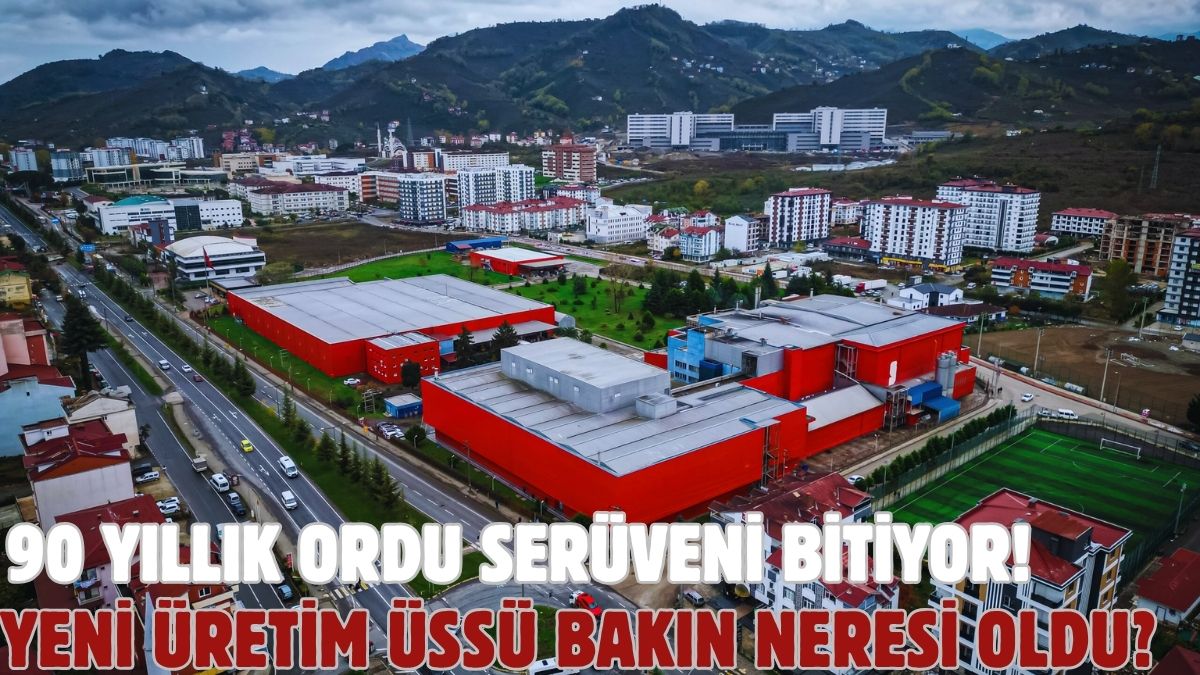 Dünyanın ve Türkiye'nin en büyüklerindendi! Dev fabrika Ordu'dan taşınıyor: 90 yıl önce orada kurulmuştu