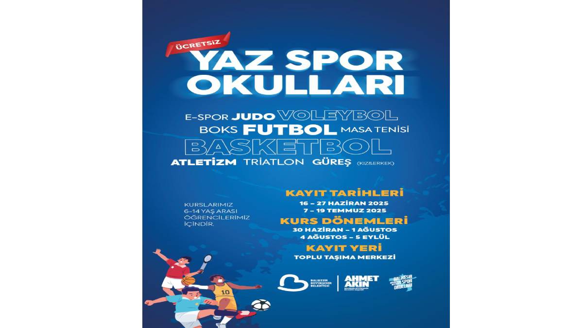 Büyükşehir’in Yaz Spor Okulları’na yoğun ilgi