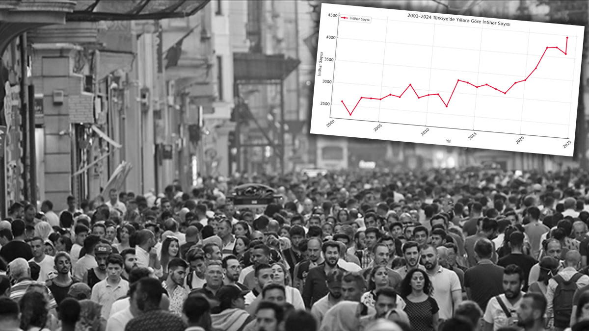 TÜİK ölüm istatistiklerini paylaştı: İntiharlar 2024'te rekor seviyede