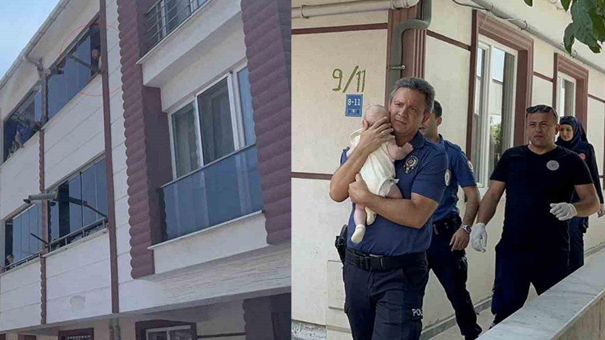 Tekirdağ'da 'baba' dehşeti! 4 aylık bebeğini rehin aldı