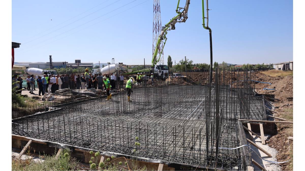 Kırıkkale’de Gasilhane ve Mezarlık Hizmet Binası'nın temeli atıldı