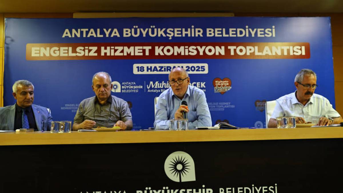 Büyükşehir Engelsiz Hizmet Komisyonu toplandı