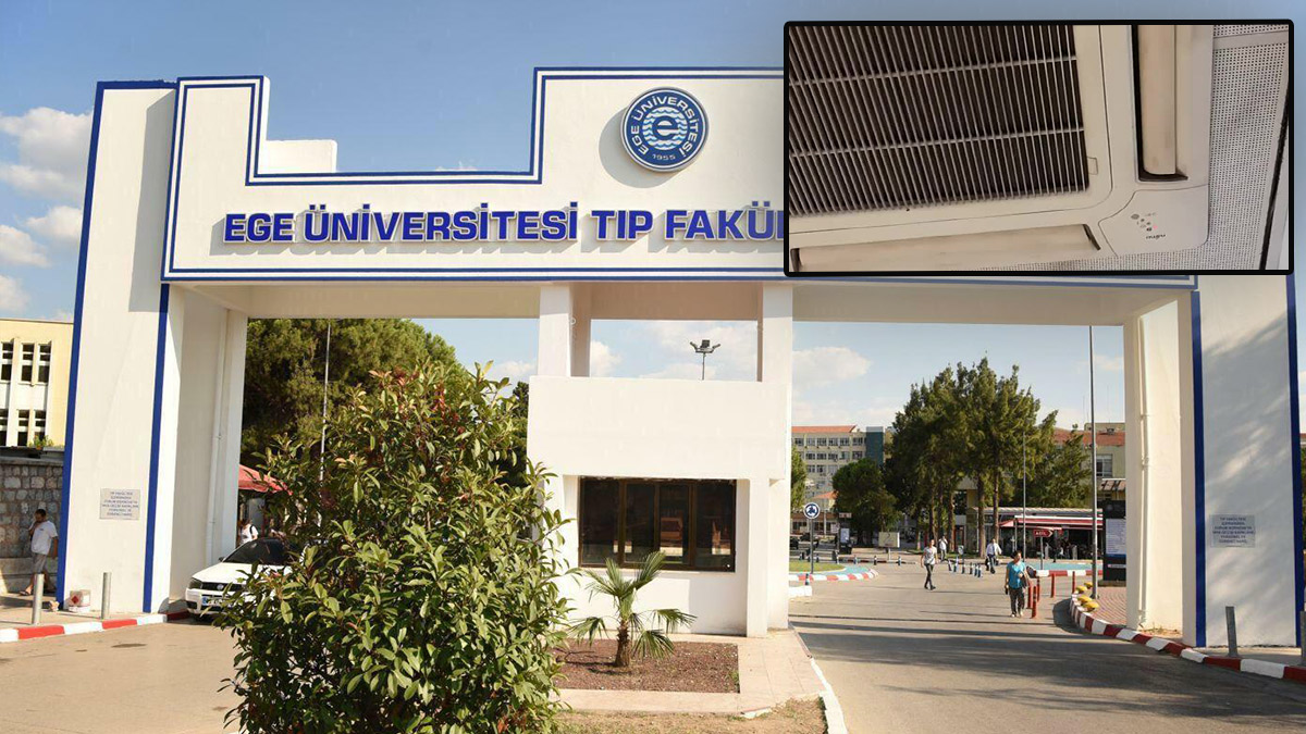 Ege Üniversitesi Hastanesi’ne klima tepkisi: Hastalar 32 derecede yaşam mücadelesi veriyor