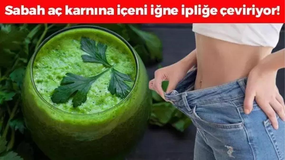 Sabah aç karnına içeni iğne ipliğe çeviriyor! Yazlık elbiselere sığmak artık hayal değil! 7 günde incelten kür tarifi burada!