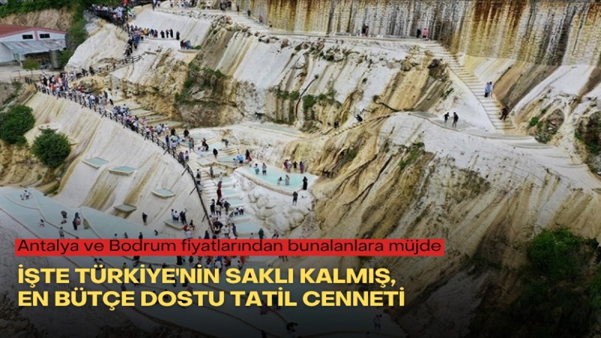 İşte Karadeniz'in 'Pamukkale'si! Ege'ye gitmeye gerek kalmadı: Turkuaz travertenleri ve Mavigöl'üyle ziyaretçi akınına uğruyor