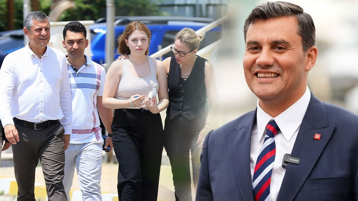 Sınav bitene kadar kapıdan ayrılmadı: Zeyrek'in kızını sınava Özgür Özel götürdü