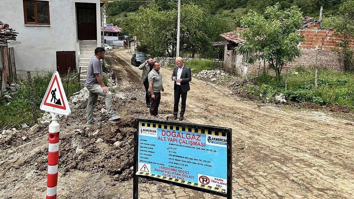 Sobalar emekli oluyor: Doğalgaz yolda, keyifler yerinde! Samsun'un o ilçesinde altyapı çalışması tam gaz