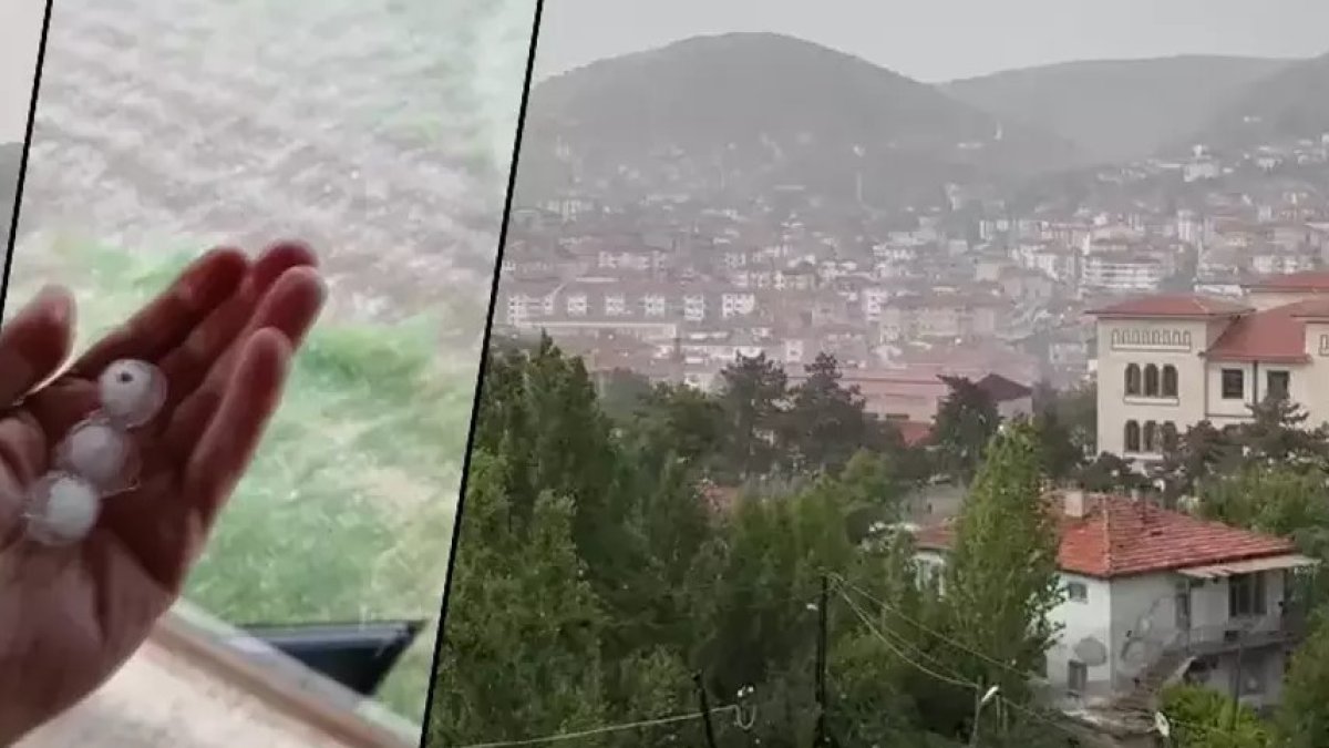 Yozgat'ta haziran ayında dolu yağışı: Ekili alanlar zarar gördü