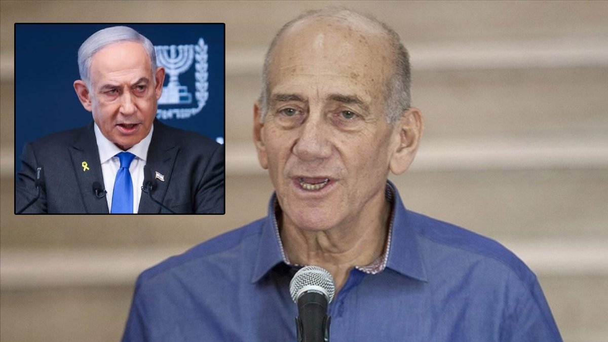 İsrail’in eski lideri Olmert’ten Netanyahu’ya: İran’ın bu saldırılarla dize getirileceğini düşünmek gerçek dışı