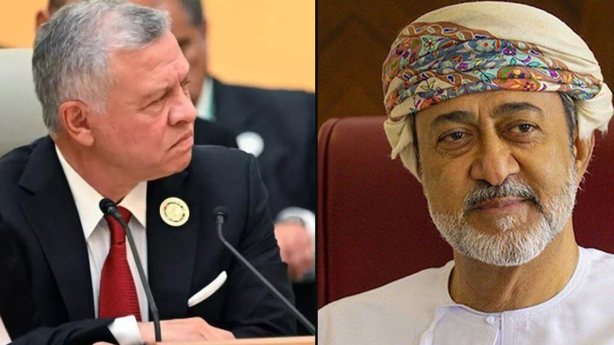 Ürdün Kralı ve Umman Sultanı ateşkesi görüştü