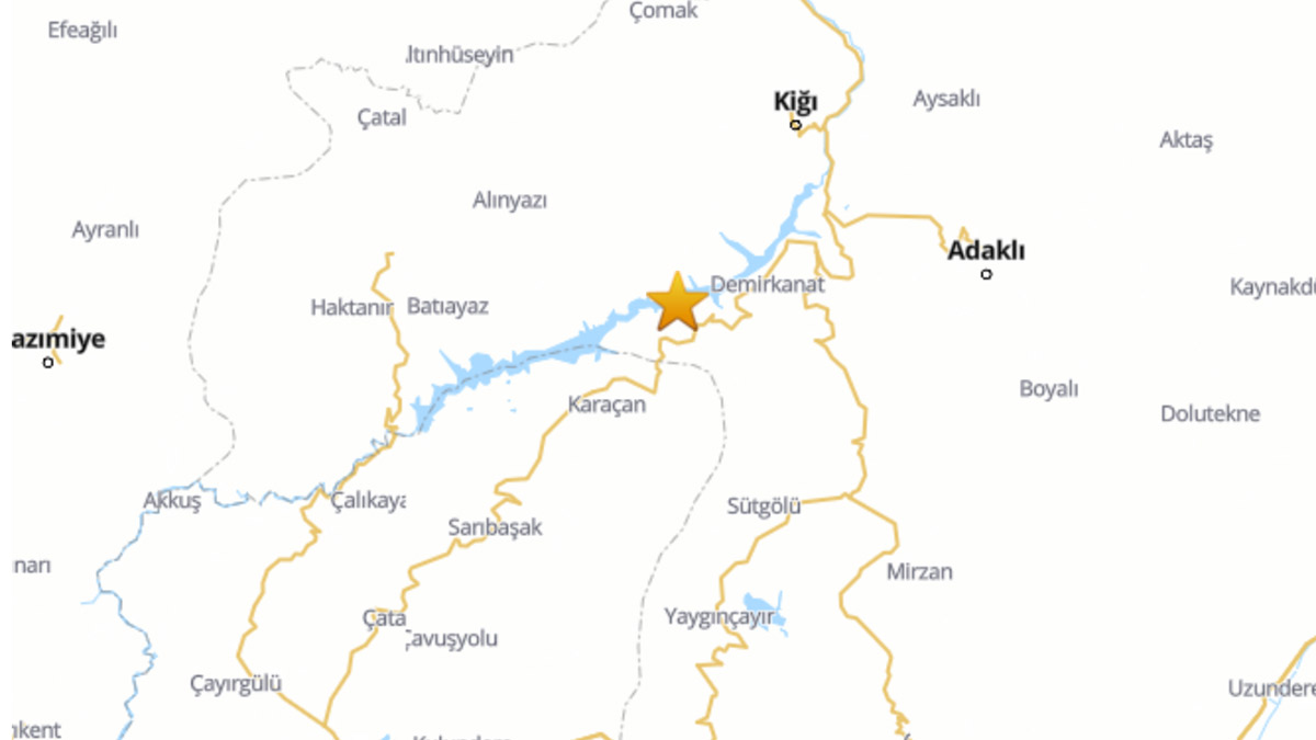 Bingöl'de korkutan deprem