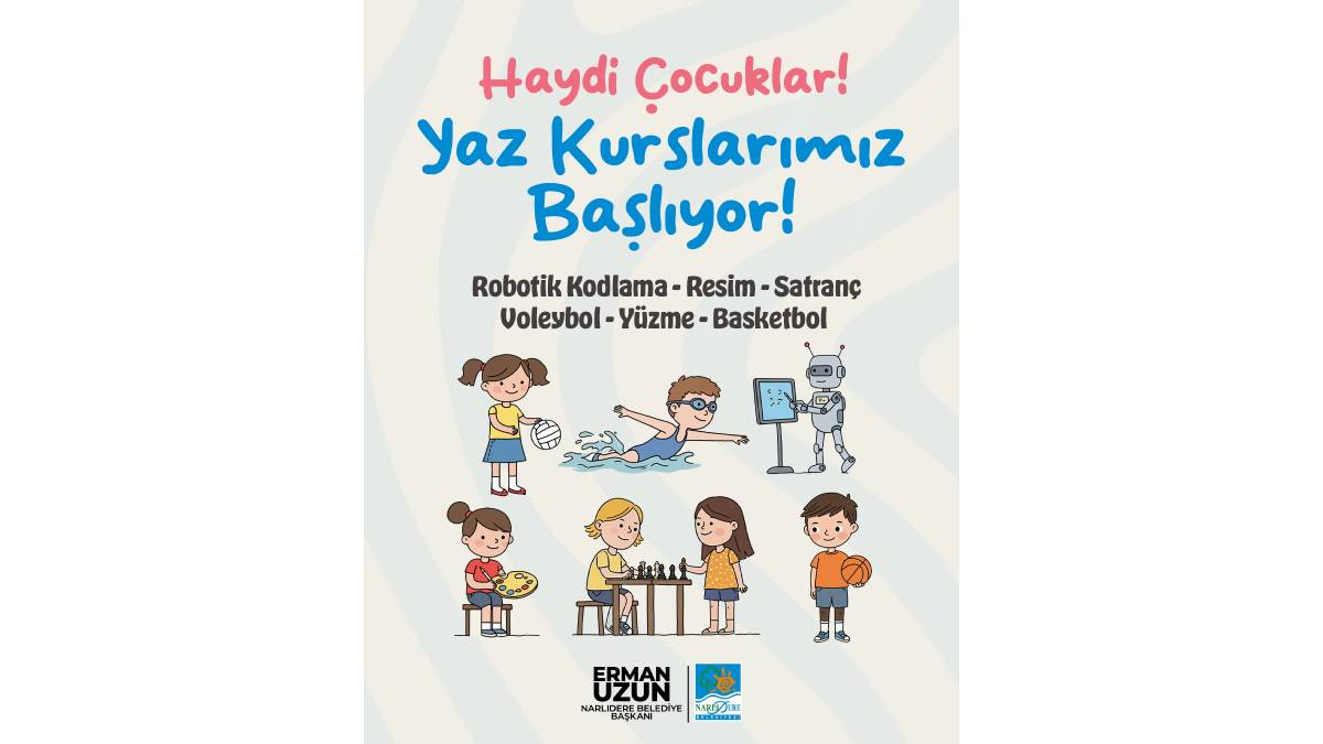 Narlıdere’de yaz kursları başlıyor