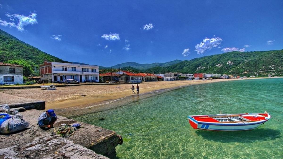 Ormanın içinden denize açılan cennet yolu! Balıkesir'in yeni gözde yeri belli oldu: Bavulunu alan o koya akın ediyor