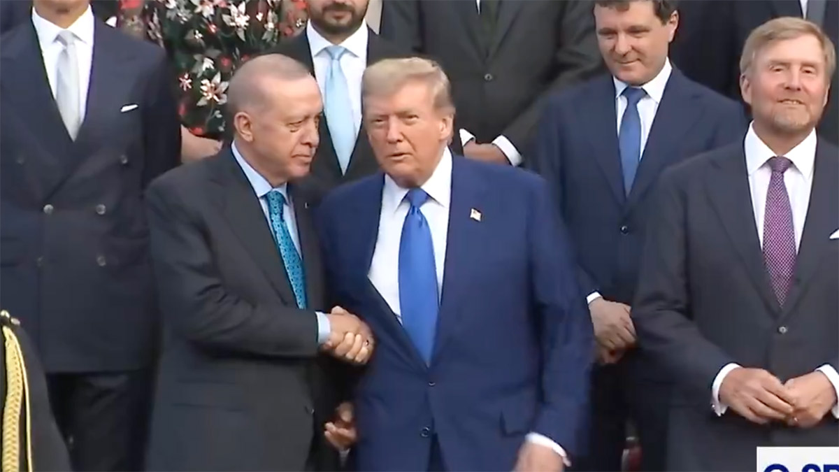 Erdoğan, NATO liderleri fotoğrafında yer aldı