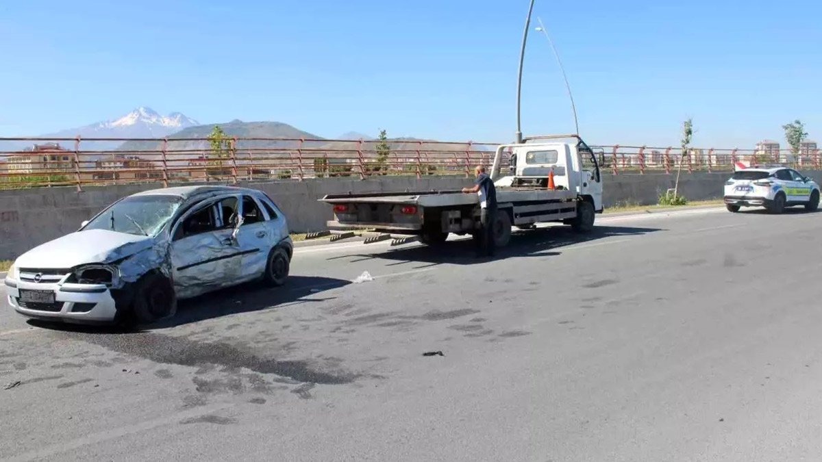 Kayseri'de feci kaza: Hamile sürücü hayatını kaybetti