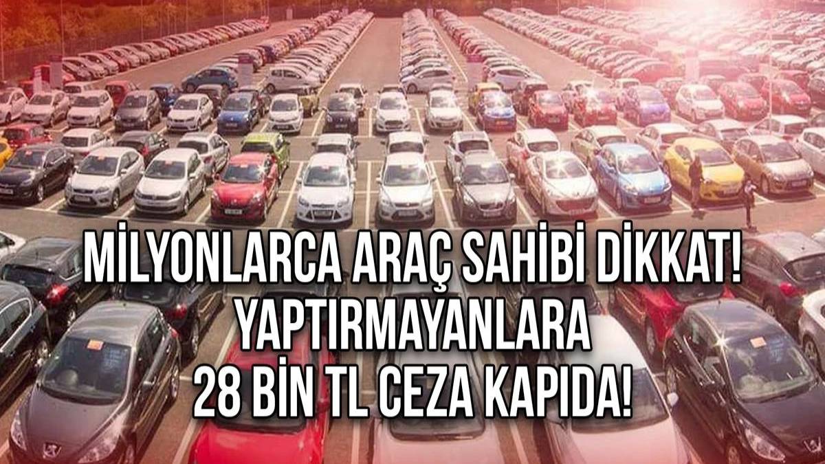 Son 4 gün! O araçlara 28 bin TL ceza geliyor! Uzman uyardı: "Kurye, doktor, avukat herkes dahil"