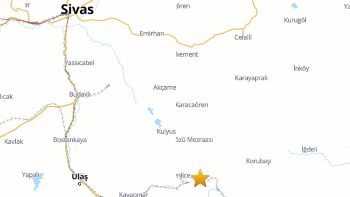 Sivas'ta korkutan deprem