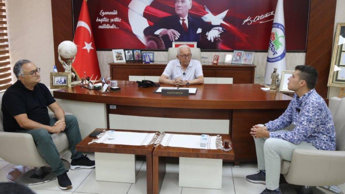 Depremzede Yiğit, Başkan Posbıyık’a teşekküre geldi