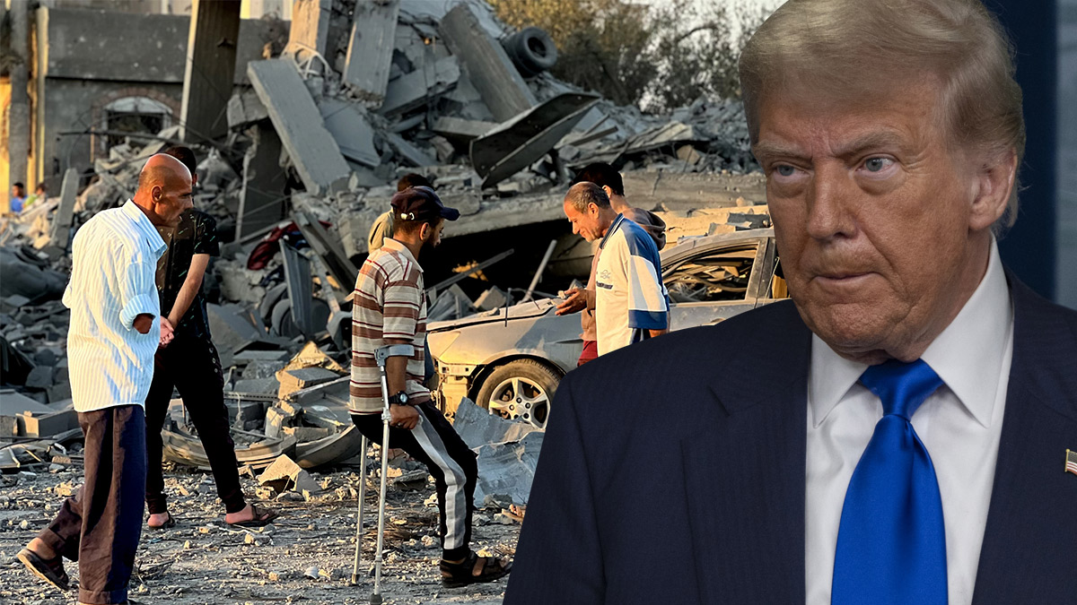 'Gazze'de yaşananlar korkunç' diyerek duyurdu! Trump ateşkes için tarih verdi