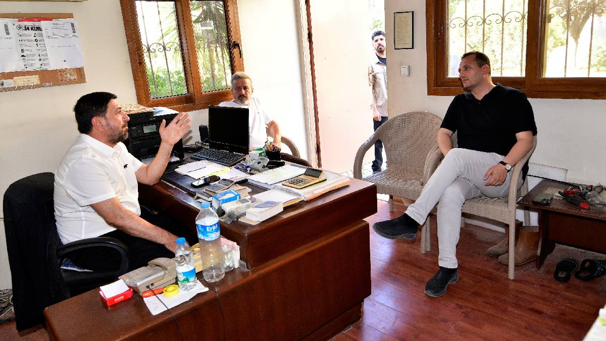 Başkan Eşki’den Fincancılar Çarşısı ziyareti