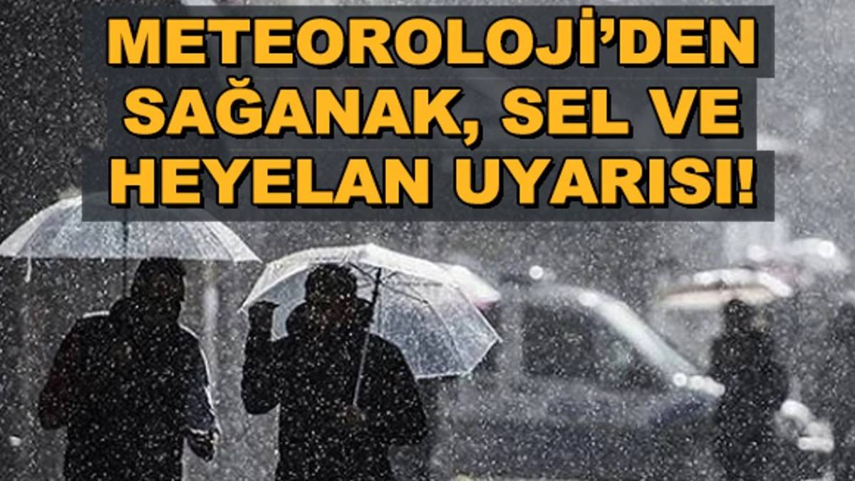 Meteoroloji'den çifte 'felaket' uyarısı: Fırtına, sel ve heyelan vuracak!