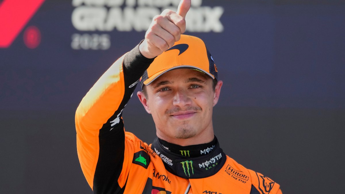 Formula 1'de zirve Lando Norris'in: McLaren pilotu, Avusturya Grand Prix’sinde podyumun zirvesinde yer aldı