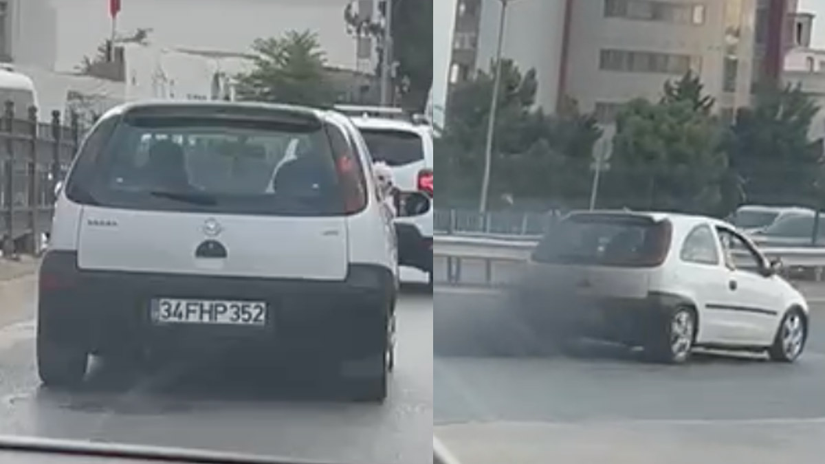 Pendik’te gürültülü egzoz terörü: Yol ortasında duman bastı, sürücüler tepkili