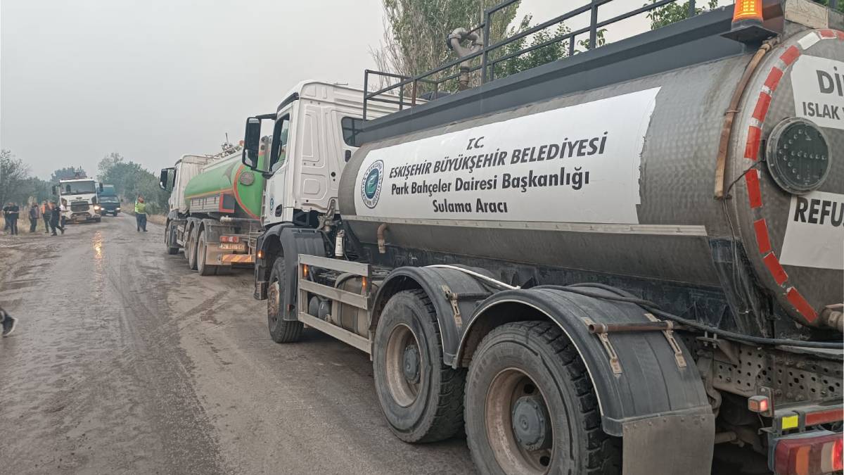 Büyükşehir’den Gölpazarı ve Osmaneli’deki orman yangınına destek