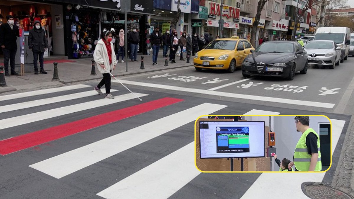 Türkiye'de bir ilk: Yapay zeka destekli akıllı yaya geçidi hayata geçirildi