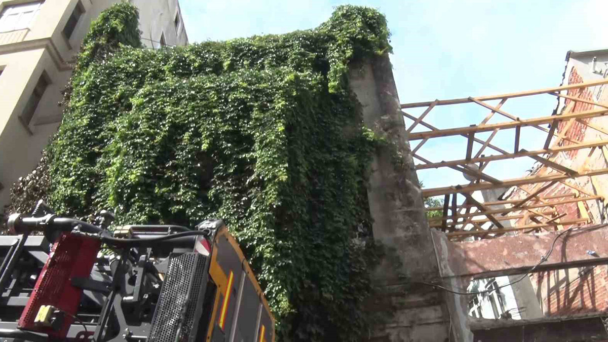 Taksim'de yangın paniği