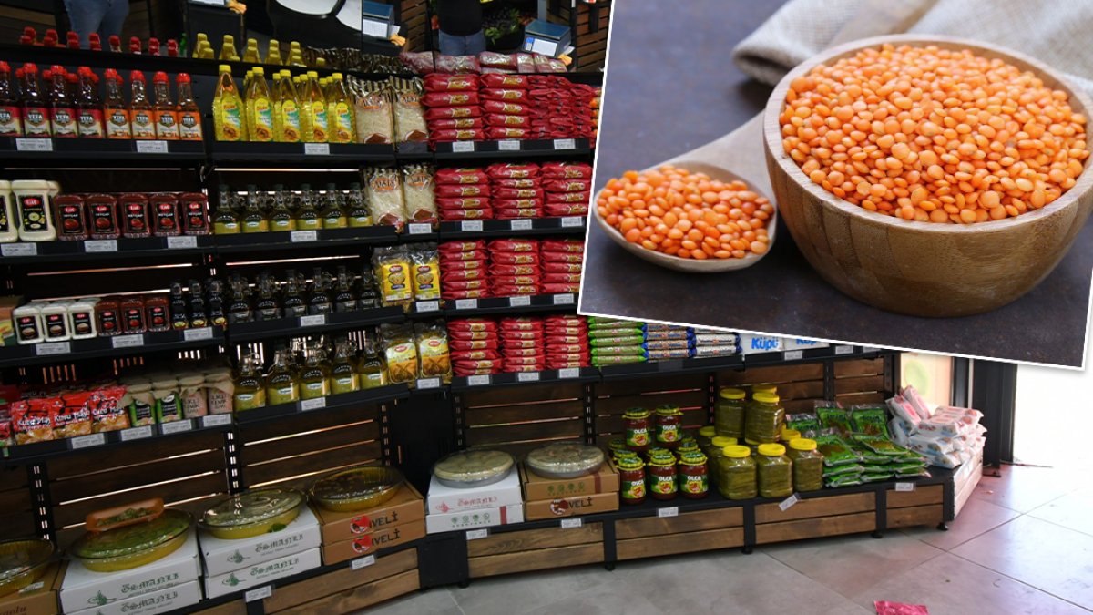 Markette 38 ürünün 26'sında fiyat arttı: Üreticide kırmızı mercimek zam şampiyonu oldu