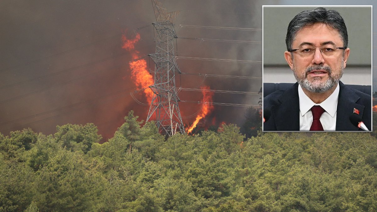 Yumaklı: Cumadan bu yana 342 yangın çıktı, en sorunlu ilimiz Hatay