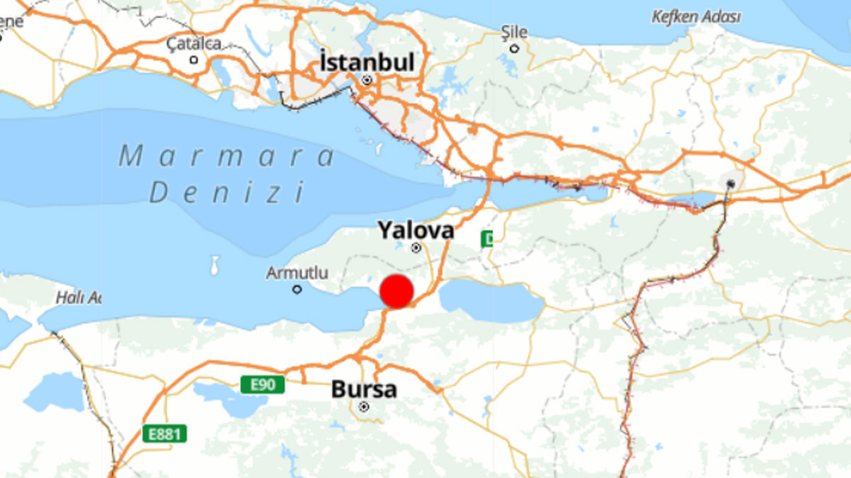 Bursa'da korkutan deprem