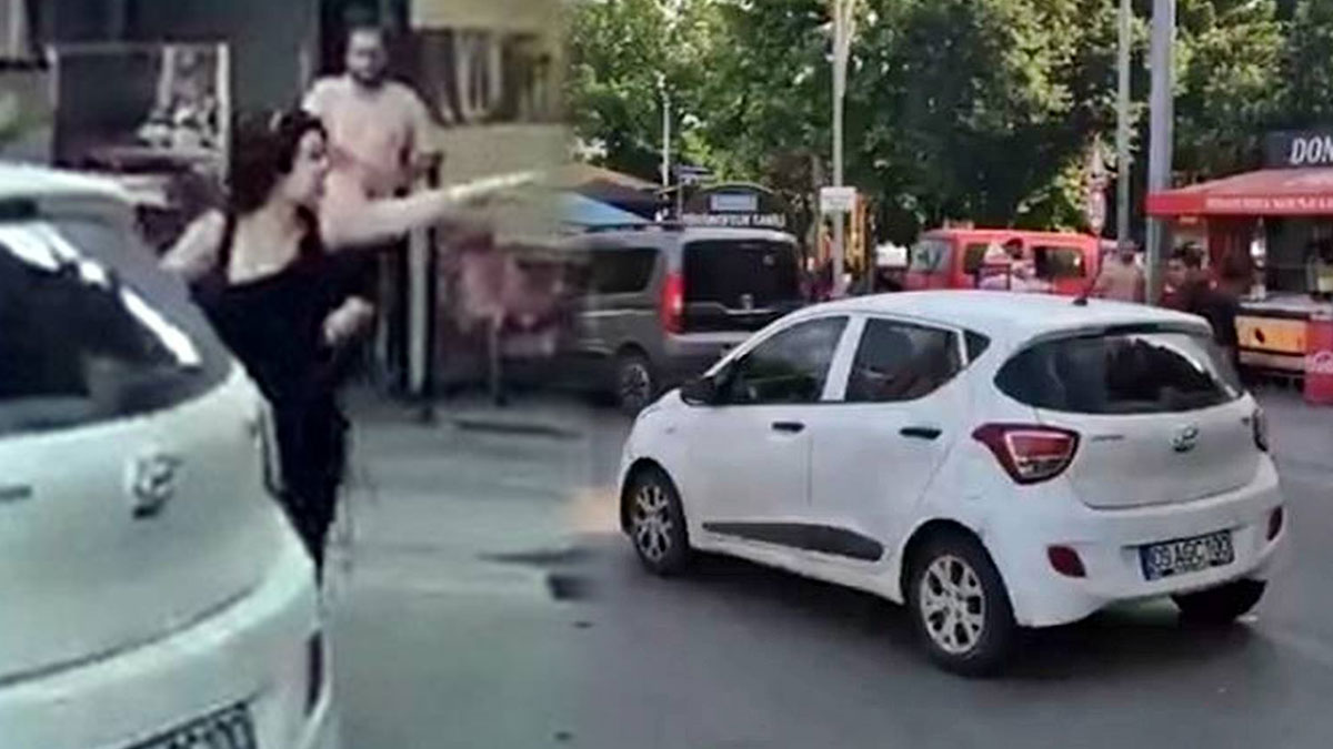 Körfez'de şaşkına çeviren olay: Trafiği kilitleyen gizemli araç! Görüntüler hayrete düşürdü