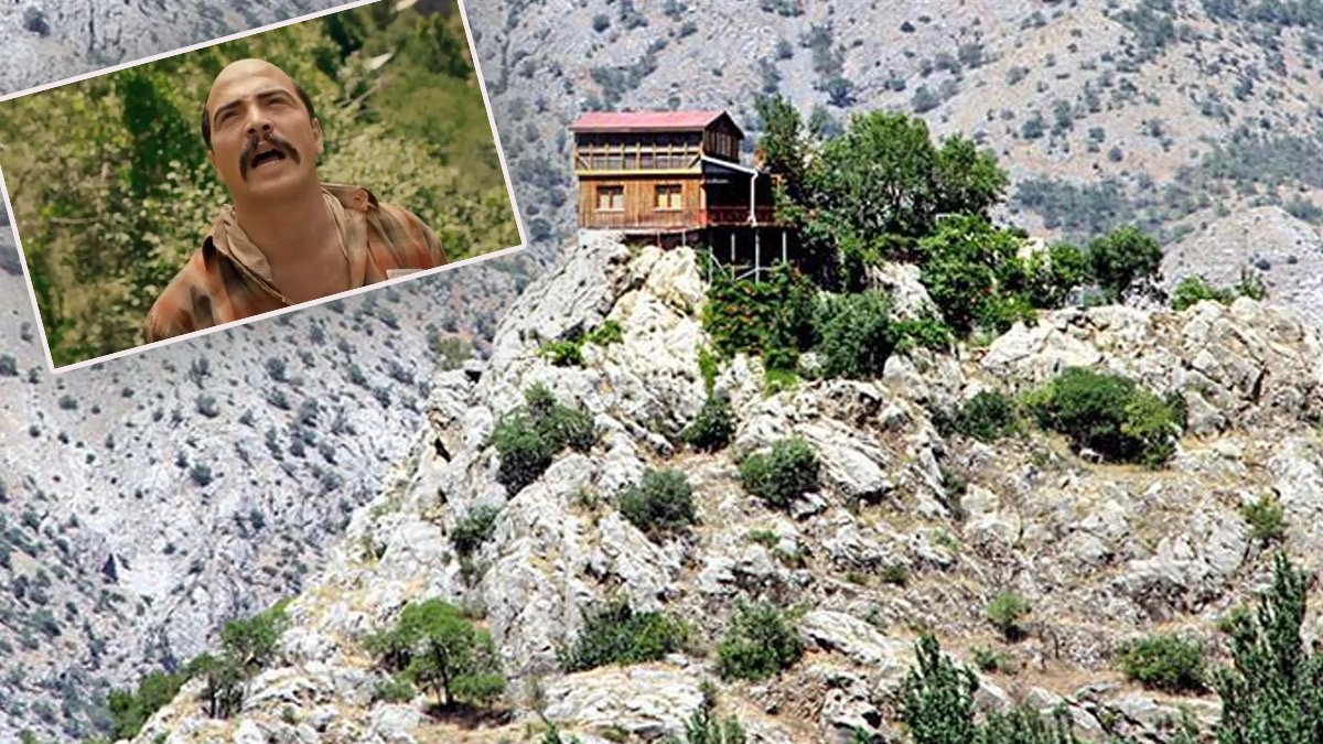 Düğün Dernek 2 filminde de kullanılmıştı... Kayalıkların zirvesine inşa edilen o ev Kemaliye'nin simgesi oldu