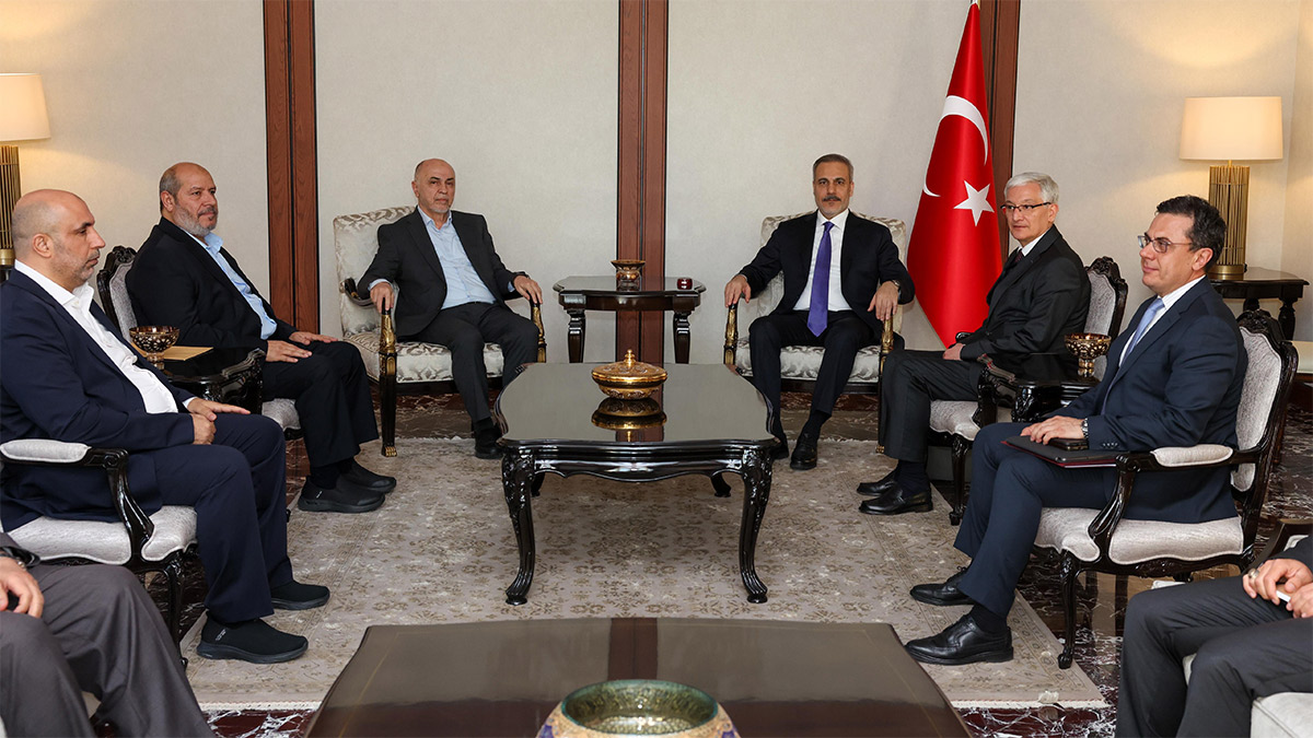 Bakan Fidan Ankara'da Hamas heyetiyle görüştü