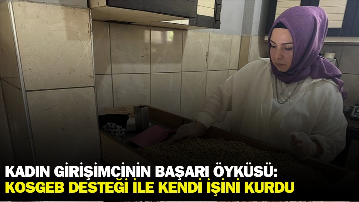 KOSGEB’ten destek aldı kendi fabrikasını kurdu! Giresunlu kadın fındıkla ekonomiye damga vurdu