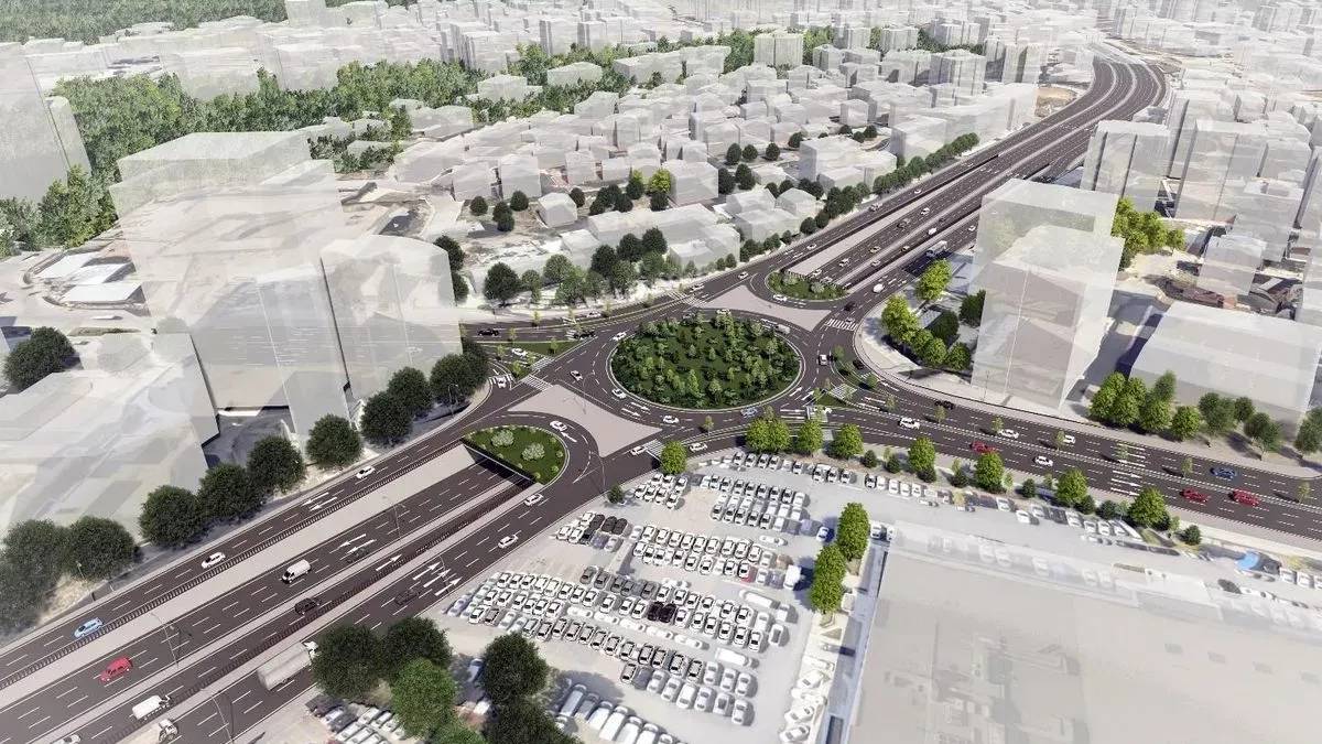 İstanbul Yenidoğan Kavşağı tamamlanmak üzere