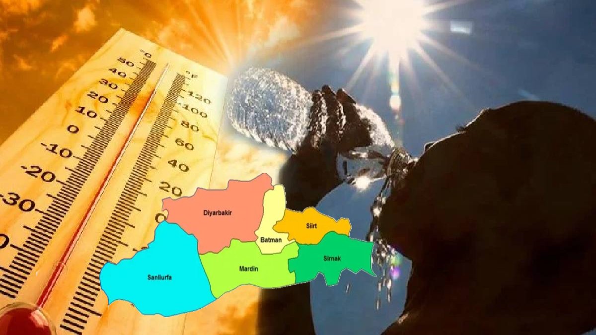 Asfaltta yumurta pişiren sıcaklar geliyor! Şanlıurfa, Diyarbakır, Mardin, Batman... Meteoroloji 6 ili uyardı