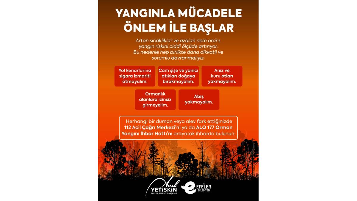 Başkan Yetişkin vatandaşları afete karşı uyardı