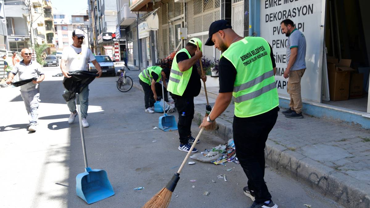 Bornova’da “Süpürge Timi” görevde
