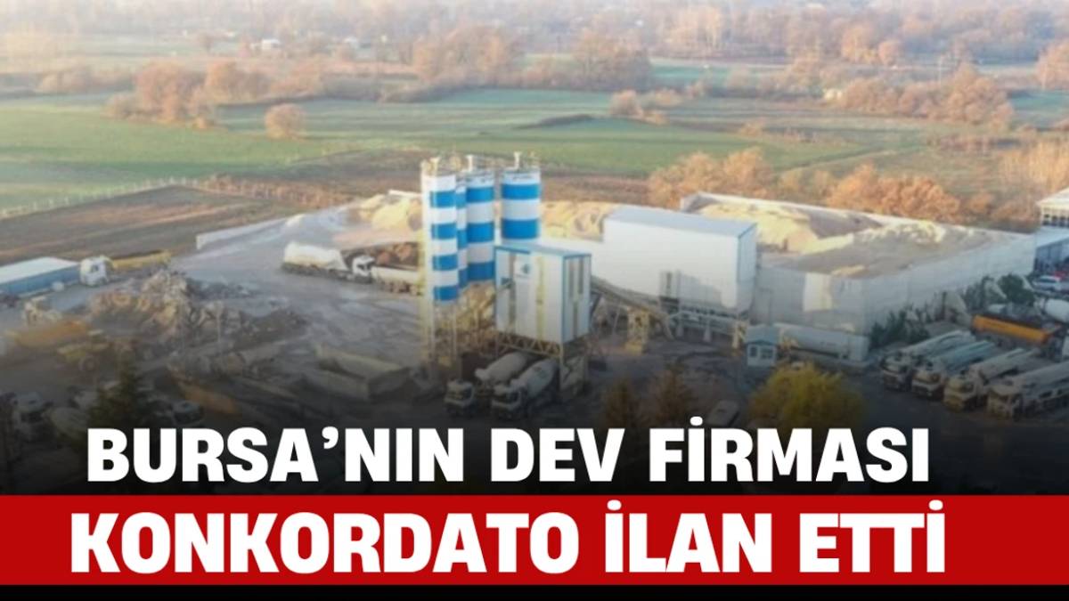 TOGG'un Gemlik'teki tesisi için üretim yapıyordu: Bursa'nın beton devi konkordato ilan etti!