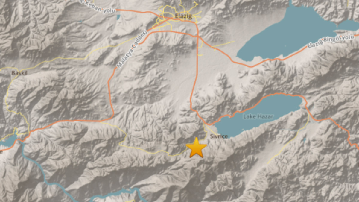 Elazığ'da korkutan deprem