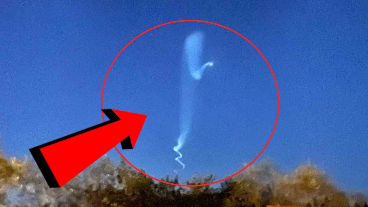 Kastamonu semalarında gizemli cisim paniği: Beyaz duman bırakarak ilerledi, sonra kayboldu