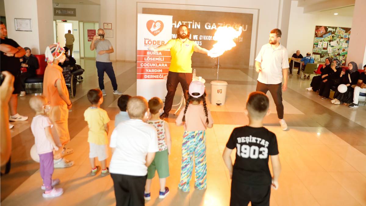 Büyükşehir’den lösemi tedavisi gören çocuklara moral