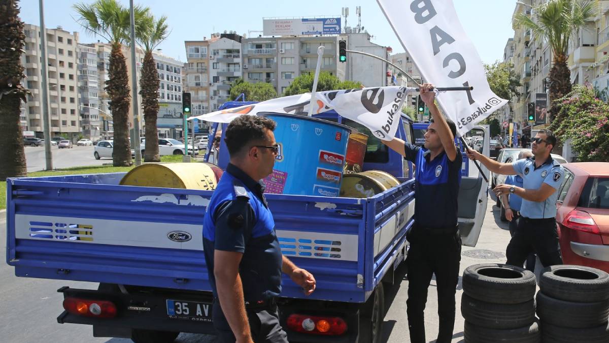 Karşıyaka’da işgal denetimleri devam ediyor