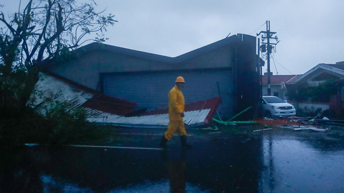 Tayvan'ı tayfun vurdu: 2 ölü, 334 yaralı